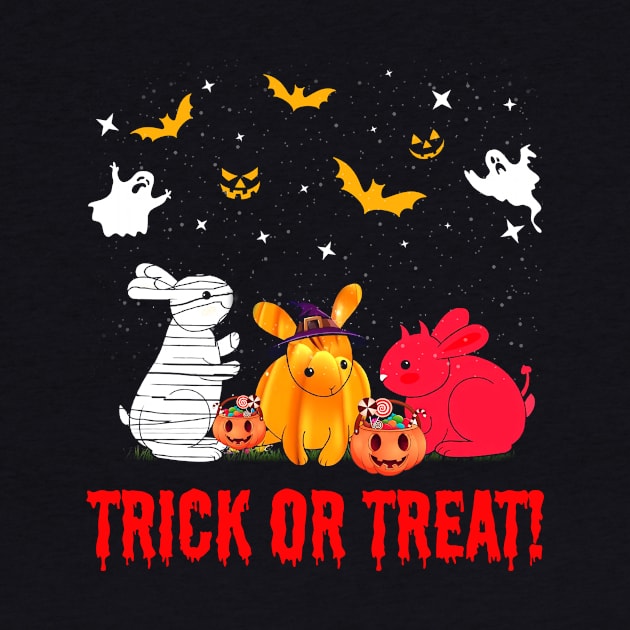 Trick Or Treat Rabbit Halloween Gift by Dianeursusla Clothes